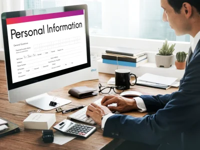 Personal Information Form Identity Concept